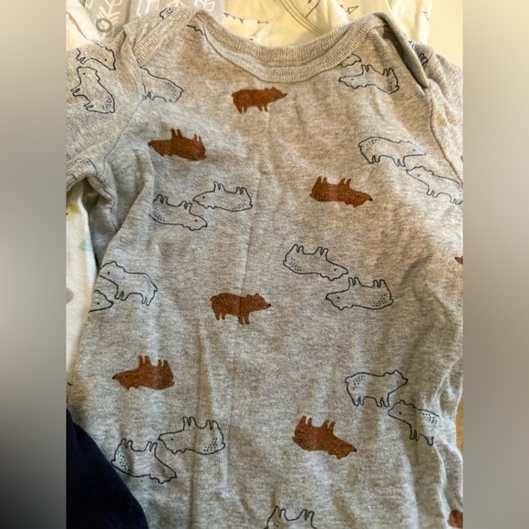 Gerber Kids Pajamas LARGE BUNDLE - Gray, Blue, Orange - Picture 6 of 8